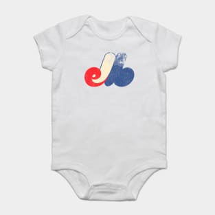 Defunct Montreal Expos Baseball Baby Bodysuit